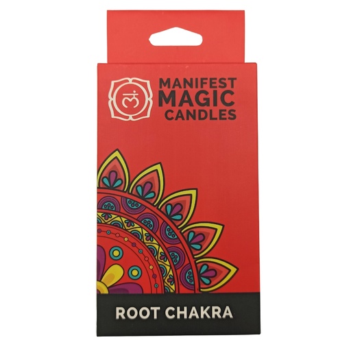 [MMC-01] Velas Mágicas Manifest (pack de 12) - Rojas - Chakra Raíz