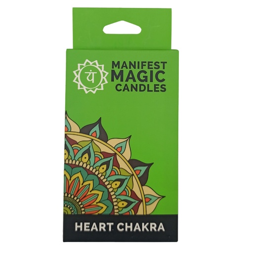 [MMC-04] Velas Mágicas Manifest (pack de 12) - Verde - Chakra Corazón