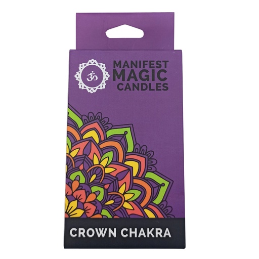 [MMC-07] Velas Mágicas Manifest (paquete de 12) - Púrpura - Chakra de la Corona