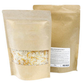 [HBATHSUL-06] Mezcla de sales de baño del Himalaya 165 g - Energize - Etiqueta Blanca