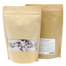 [HBATHSUL-03] Mezcla de Sal de Baño del Himalaya 165g - Sensual - Etiqueta Blanca
