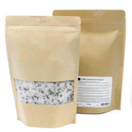 [HBATHSUL-01] Mezcla de Sal de Baño del Himalaya 165g - Relax - Etiqueta Blanca