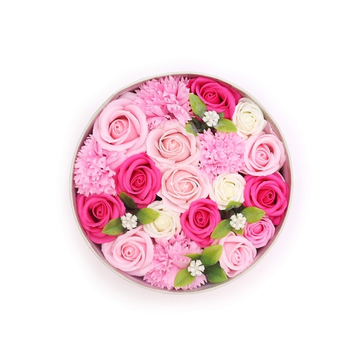 [SFBX-02] Caja Redonda - Baby Blessings - Rosas