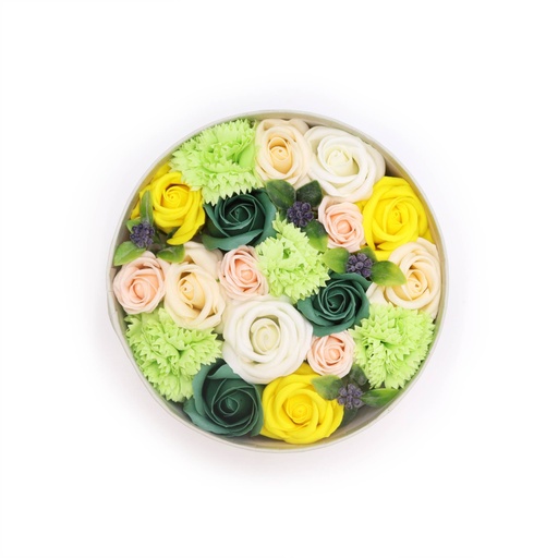 [SFBX-04] Caja Redonda - Celibraciones de Primavera - Amarillo y Verdes