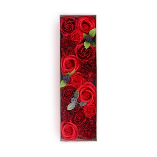 [SFBX-20] Caja Larga - Rosas Rojas Clásicas