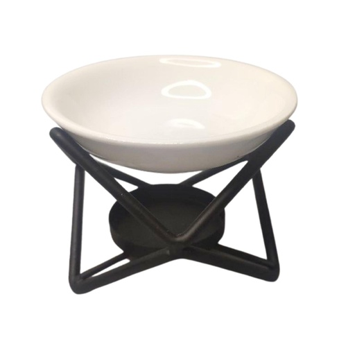 [CDes-15] Soporte hexagonal de cerámica y metal
