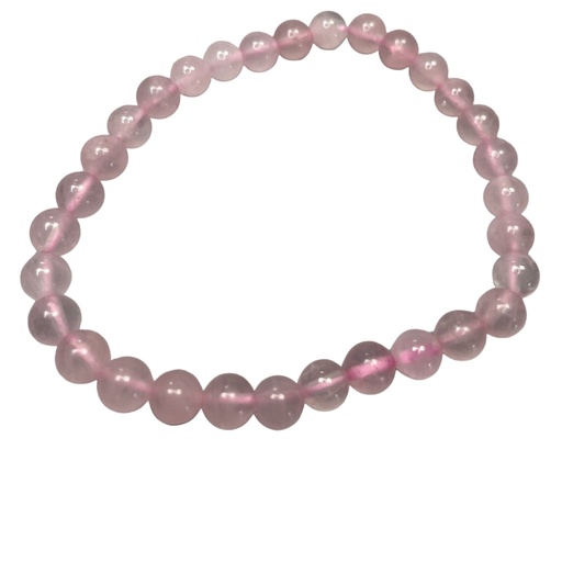 [ManB-01] Pulsera Manifestación de Piedras Preciosas - Cuarzo Rosa - Amor