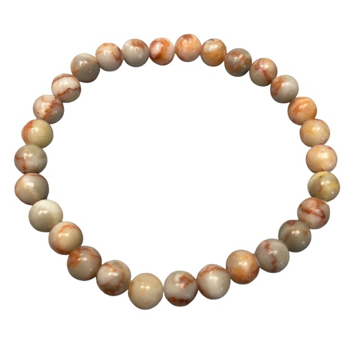 [ManB-10] Pulsera de manifestación de piedras preciosas - Piedra de araña de sangre - Lazos familiares