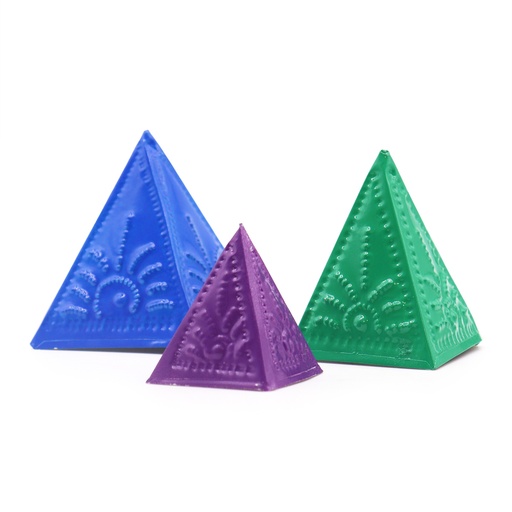 [IPM-01] Juego de moldes de incienso en polvo - Azul Verde Púrpura