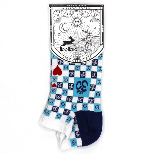 [BamSL-05M] Calcetines bajos M/L Hop Hare Bamboo (41-46) - Om y Evil Eye