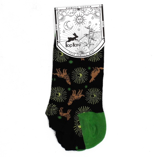 [BamSL-14M] Calcetines M/L Hop Hare Bamboo Bajos (41-46) - Moonlight Wolfs