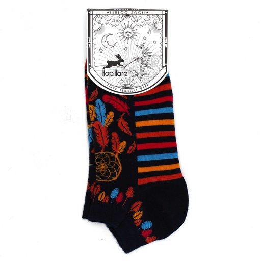 [BamSL-17M] Calcetines bajos de bambú Hop Hare M/L (41-46) - Atrapasueños
