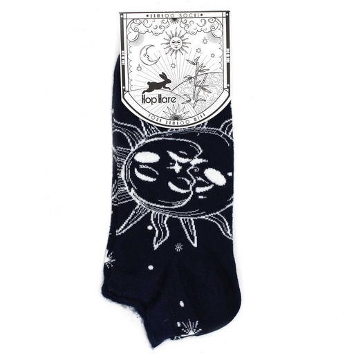 [BamSL-01F] Calcetines bajos de bambú Hop Hare S/M (36-40) - Sol y Luna