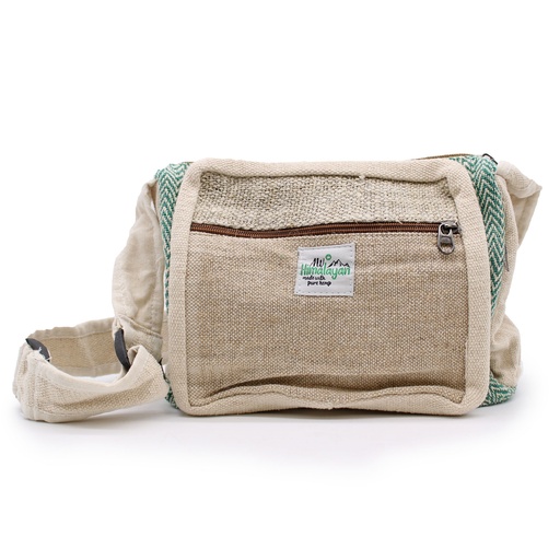 [HempB-19] Bolso Messenger - Cáñamo y Algodón
