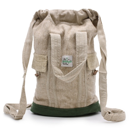 [HempB-20] Mochila para portátil - Cáñamo y algodónaw
