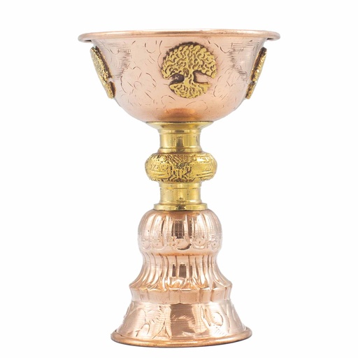 [CIC-12] Copa Ritual de Cobre con Árbol de la Vida 10x15cm