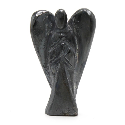 [GemF-36] Ángel de piedras preciosas talladas a mano - Hematita