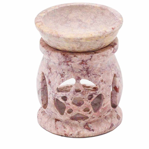 [SoapOB-15] Quemador de aceite de esteatita pequeño 8 cm - Pentágono de las Tres Lunas