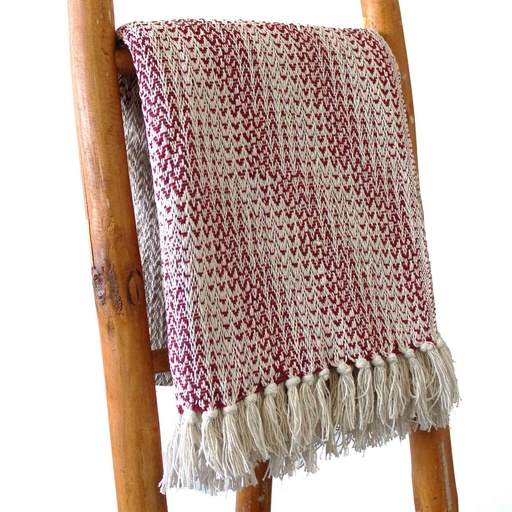 [BOHOT-04] Mantas Boho Comfort - 125x150cm - Rubí Dos Tonos
