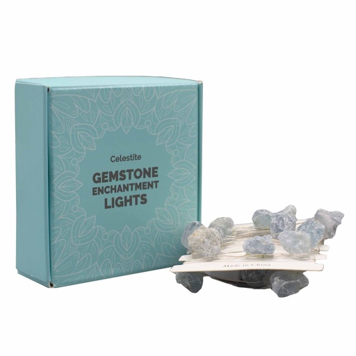 [GEL-02] Luces de encantamiento de piedras preciosas - Celestita