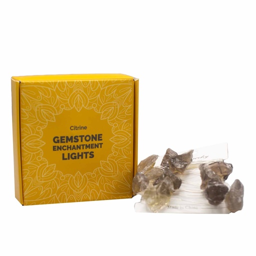 [GEL-03] Luces de encantamiento de piedras preciosas - Citrino ahumado