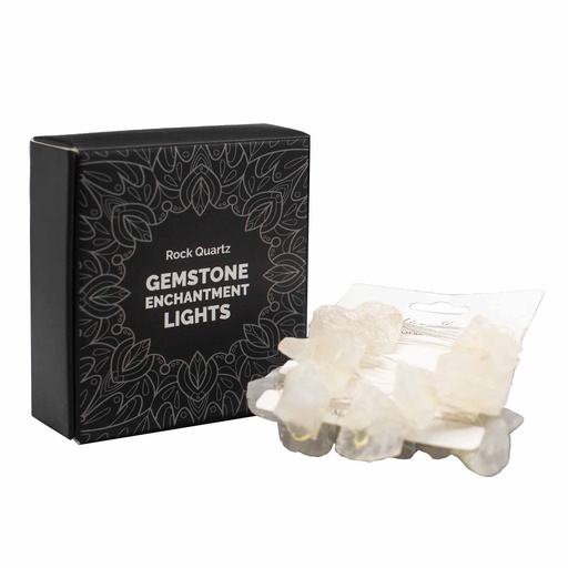 [GEL-05] Luces de encantamiento de piedras preciosas - Cuarzo de roca