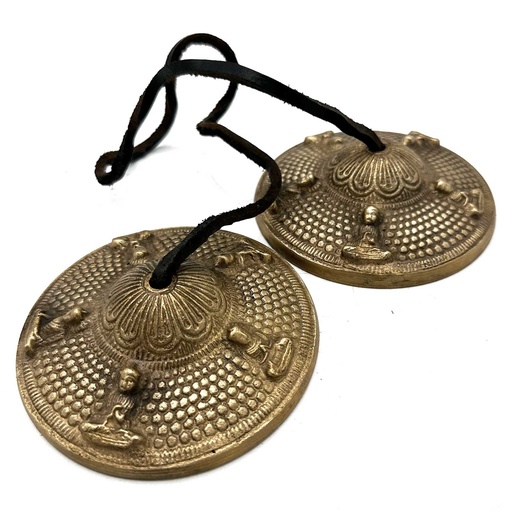 [TTB-04] Tingsha tibetana - Cinco Buda - aproximadamente 9.5cm