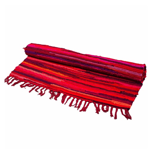 [VRUG-18] Alfombra de trapo grande - 150x90 cm - calidad premium - Shocking Pinks