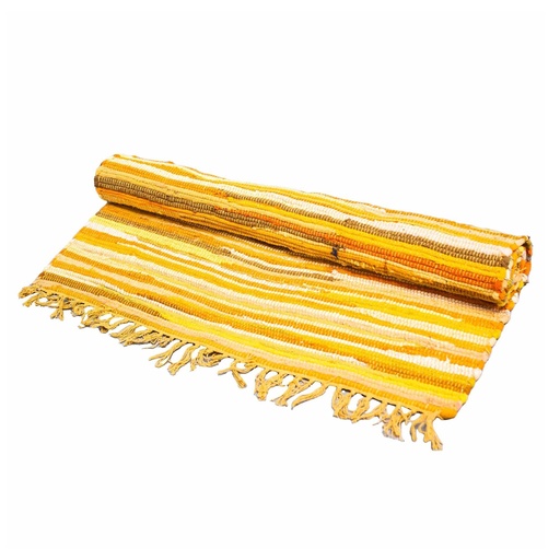 [VRUG-20] Alfombra de trapo grande - 150x90 cm - calidad premium - Naranjas amanecer