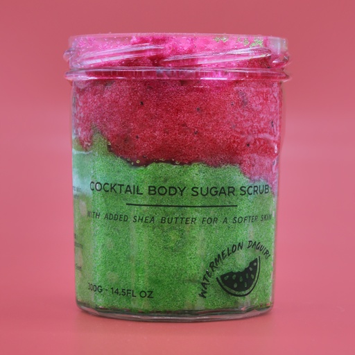 [FSBS-01] Exfoliante corporal de azúcar perfumado - Daquiri de sandía 300g