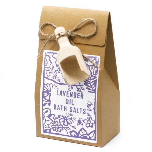 [ACSalt-04] 500 g de sal de baño - Lavanda del Himalaya