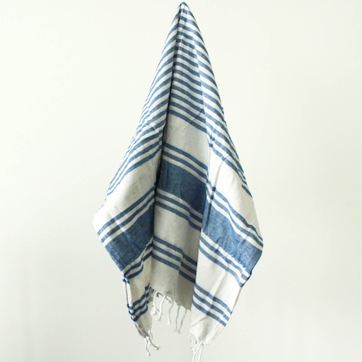 [HST-03] Toalla Spa Hammam - Azul Océano - 90x170cm