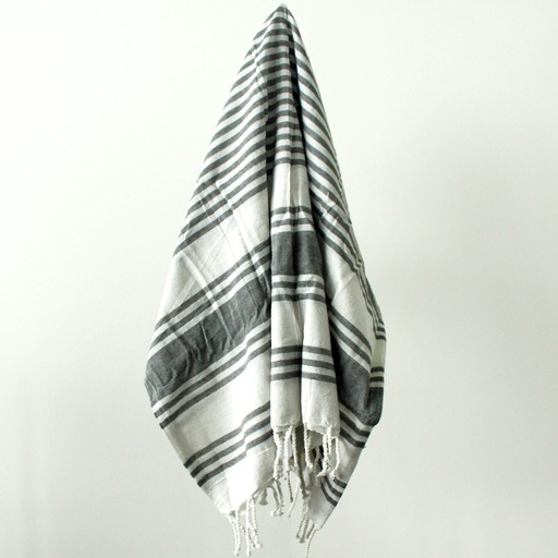 [HST-05] Toalla Spa Hammam - Carbón - 90x170cm