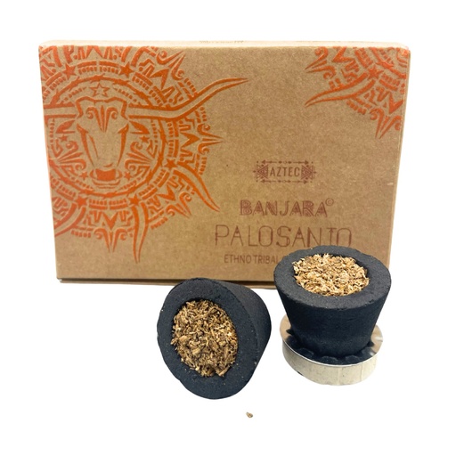 [BanjCup-02] Caja de 6 copas de Resina Banjara - Palo Santo