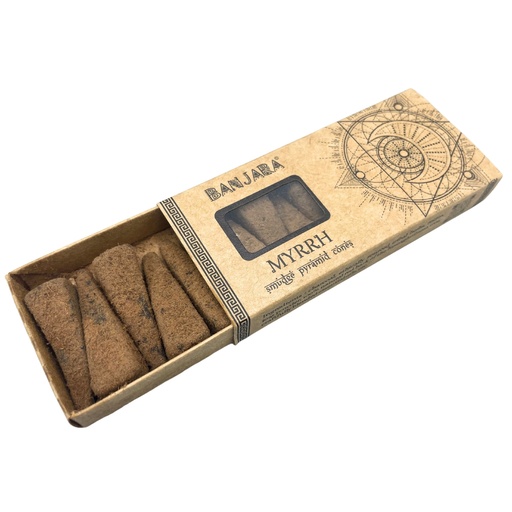 [BanjSC-02] Conos piramidales Banjara Smudge -  Mirra