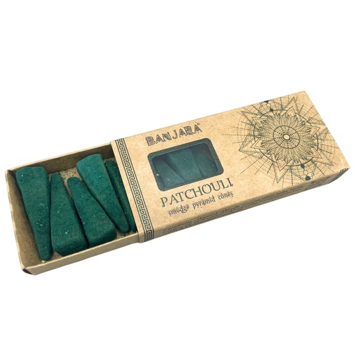 [BanjSC-03] Conos piramidales Banjara Smudge - Patchouli