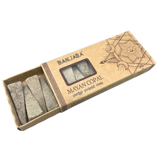 [BanjSC-05] Conos piramidales Banjara Smudge - Copal maya