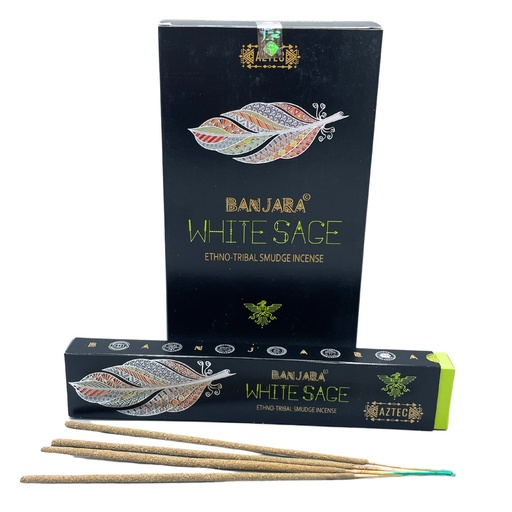 [BanjSI-05] Incienso Banjara Tribal Smudge - Salvia Blanca