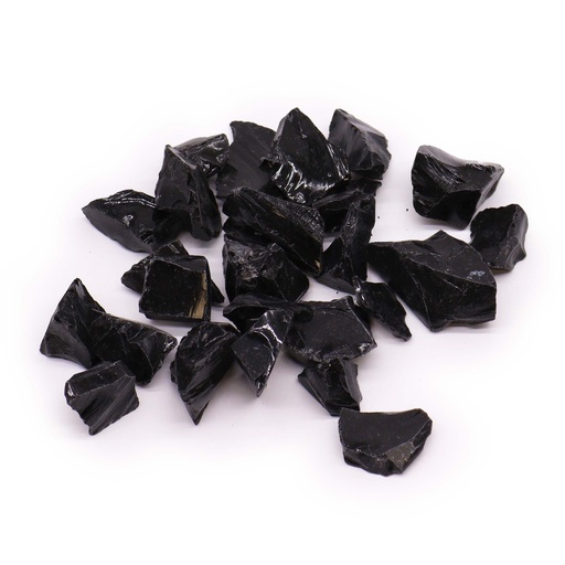 [RCry-05] Cristales en bruto (500 g) - Ágata negra