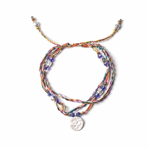 [TSJ-04] Pulsera de cuerda del templo - Om en la serenidad