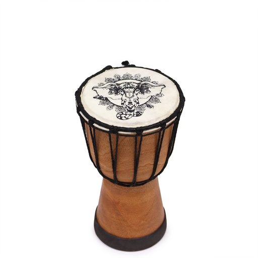 [DD-02] Tambor Djembe hecho a mano con tapa ancha - 20cm