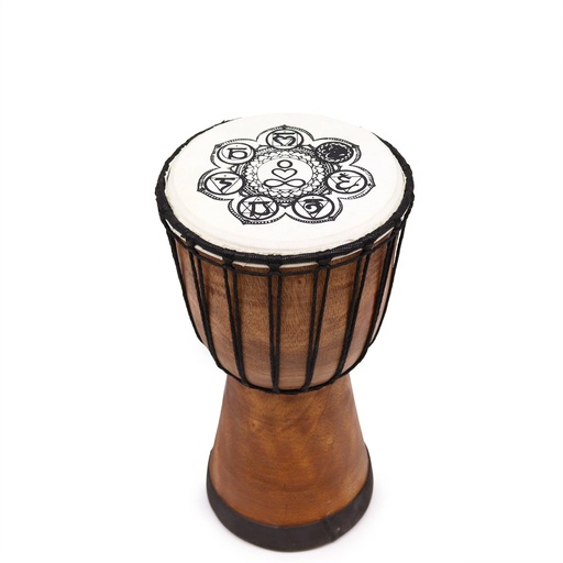 [DD-04] Tambor Djembe hecho a mano con tapa ancha - 30cm