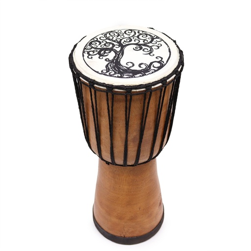 [DD-05] Tambor Djembe hecho a mano con tapa ancha - 40cm