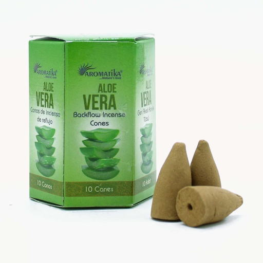 [ABFi-04] Pack de 10 Incienso Masala Backflow - Aloe Vera