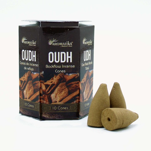 [ABFi-11] Paquete de 10 Incienso Masala Backflow - Oudh
