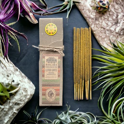 [RitRinc-12] Varillas de Resina para Rituales - Hierba de limón