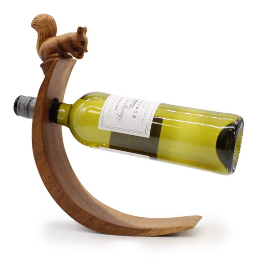 [BWH-10] Soporte de Botellas de Vino - ardilla