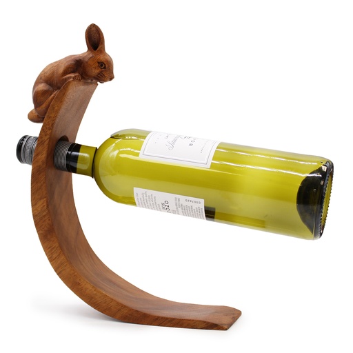 [BWH-11] Soporte de Botellas de Vino - conejo