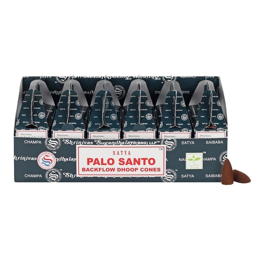 [EID-47] Conos Dhoop de reflujo Satya - Palo Santo (24und)