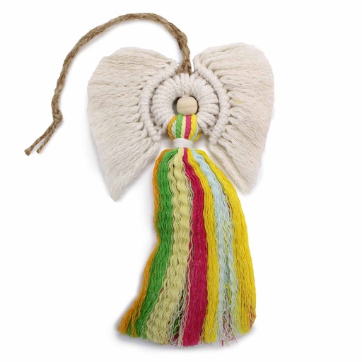 [MacA-01] Macrame Angel - Arcoiris